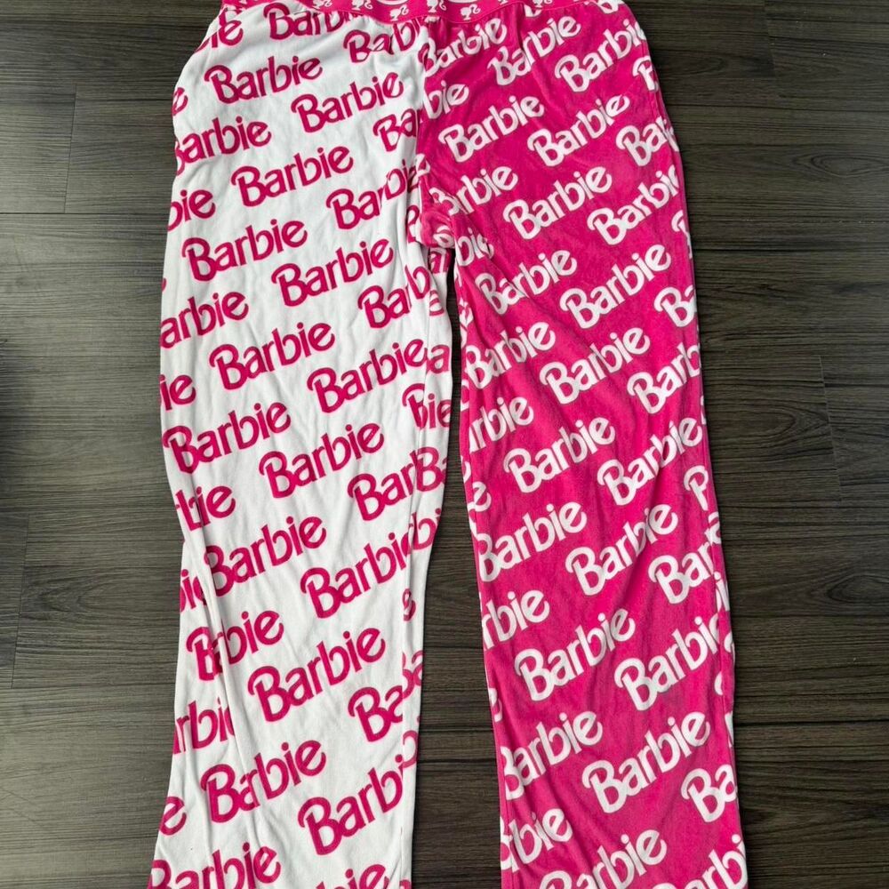 Barbie AOP pink PJ pants Size XL Women’s Super soft Stretchy